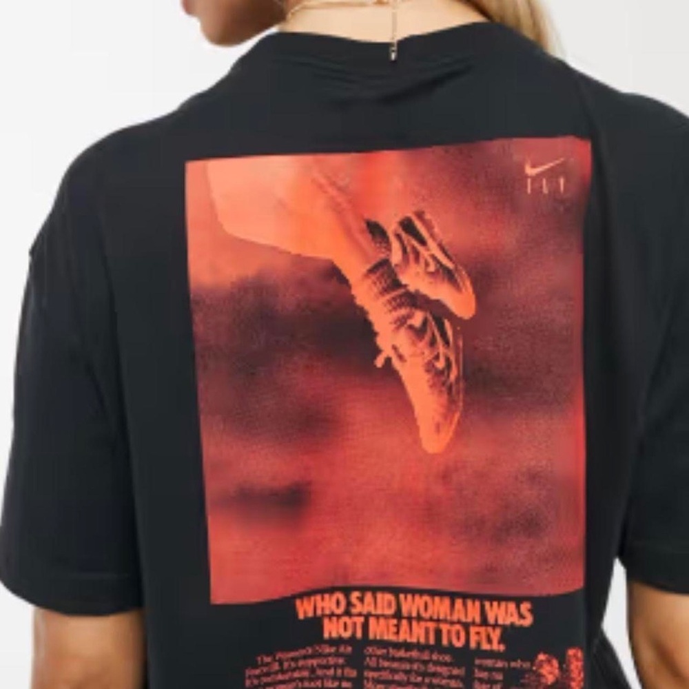 Nike Black Graphic Short Sleeve T-shirt